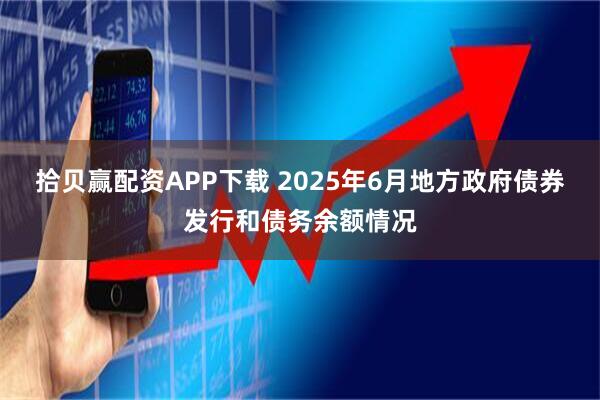 拾贝赢配资APP下载 2025年6月地方政府债券发行和债务余额情况